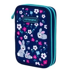Piórnik podwójny z wyp Astrabag Baby Bunny AC21 - ASTRA papiernicze