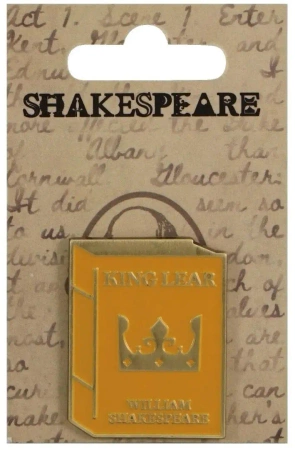 Szekspir Przypinka metalowa - Król Lear - Half Moon Bay