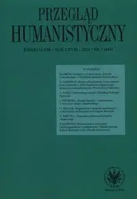 Przegląd Humanistyczny 2024/1 (484>