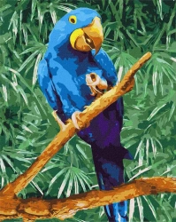 Malowanie po numerach - Niebieski cud 40x50cm - Ideyka