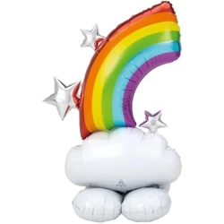 Balon foliowy AirLoonz tęcza 132x91cm - Amscan