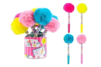 Długopis Pom-Pon mix CUBIE SQUAD - Canenco