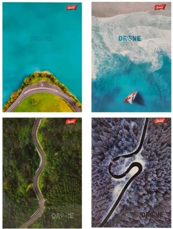 Zeszyt A5/60K linia Drone (10szt) - UNIPAP