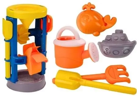 Foremki do piasku + młynek - Leantoys