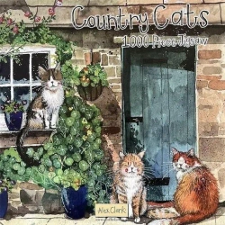 Puzzle 1000 J09 Koty na wsi - Alex Clark