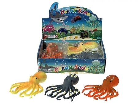 Gniotek ośmiornica 15cm MIX - ADAR