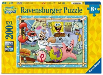 Puzzle dla dzieci 2D: Sponge Bob 200el - Ravensburger