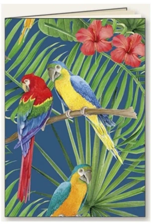 Zeszyt ozdobny A5/48K linia Papugi - Tassotti