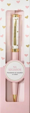 Długopis prezentowy z napisem Na szczęście - Be-Happy Gifts