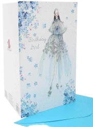 Karnet B6 NME-009 Brokat Urodziny Sukienka - Fresh