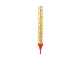Fontanny na tort złoty 12cm 4szt - PartyDeco