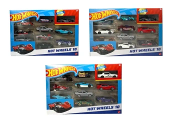 Hot Wheels Autka 10-pak - Produkty Licencyjne-różne