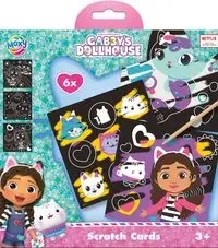 Zestaw zdrapywanek Koci Domek Gabi 6szt+długopis - Grafix