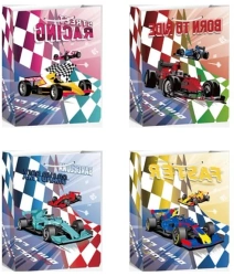 Torebka prezentowa L Samochody