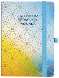 Kalendarz pedagoga 2025/26 B6 tyg Salsa tęczowy - praca zbiorowa