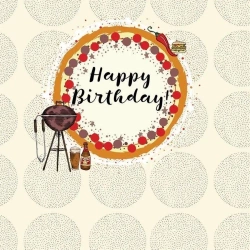 Karnet Swarovski kwadrat CL0212 Urodziny Grill - Clear Creations