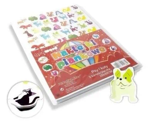 Naklejki piankowe koty i psy 20x30cm 5szt - Penword