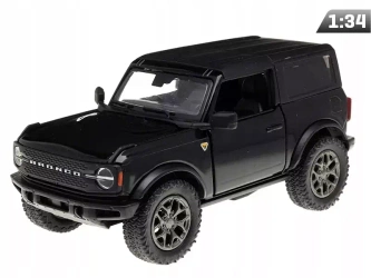 Model 1:34, 2022 Ford Bronco Hard Top, czarny (A11768CZ)