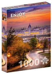 Puzzle 1000 Parlament w Budapeszcie, Węgry - Enjoy
