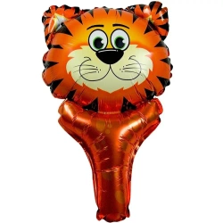 Balon foliowy zwierzątko z uchwytem tygrys - Arpex
