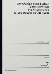 Czynności procesowe zawodowego pełnomocnika... - Henryk Pietrzkowski