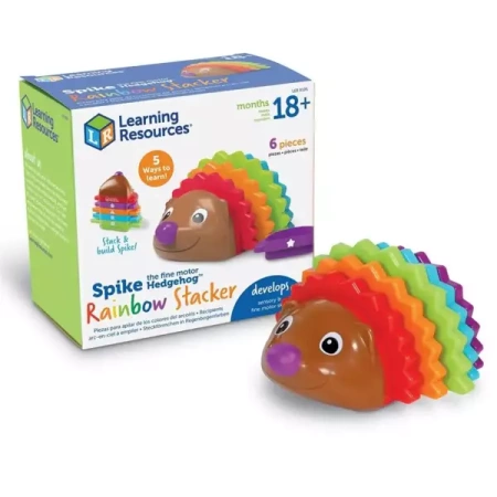 Sorter Tęczowy Jeż Zestaw do rozpoz. kształtów - Learning Resources