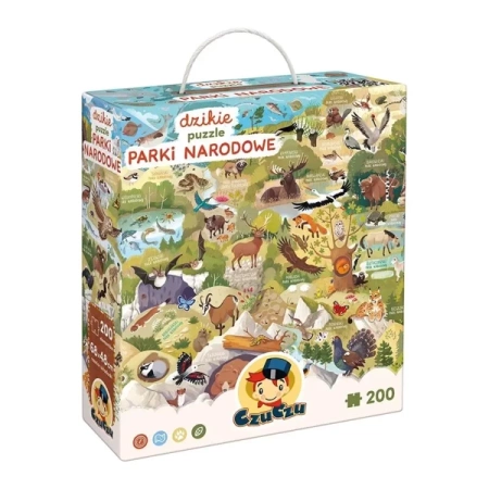 CzuCzu Dzikie puzzle Parki narodowe 6+ - Czuczu
