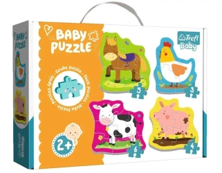 Puzzle Baby Classic - Zwierzątka na wsi TREFL