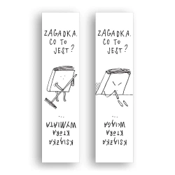 Zakładka kartonowa - Zagadka - Molom