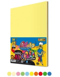 Papier ksero A4 160g 10 kolorów 50 arkuszy - Alfa Pastello