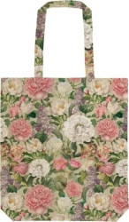 Torba bawełniana STBAG 87 Piwonie i róże Szoperka - Skona Ting