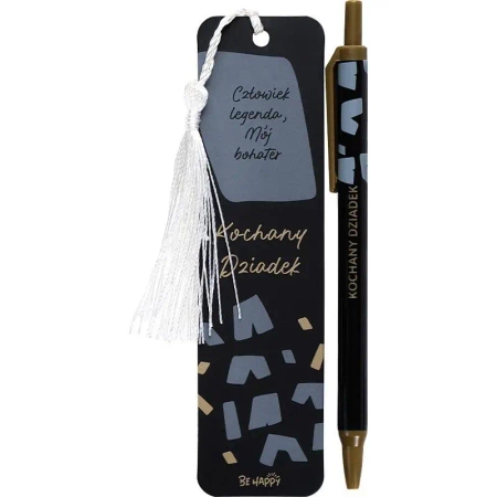 Zestaw na Dzień Dziadka zakładka i długopis - Praca zbiorowa