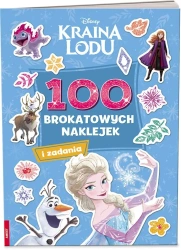 Kraina lodu. 100 brokatowych naklejek - praca zbiorowa