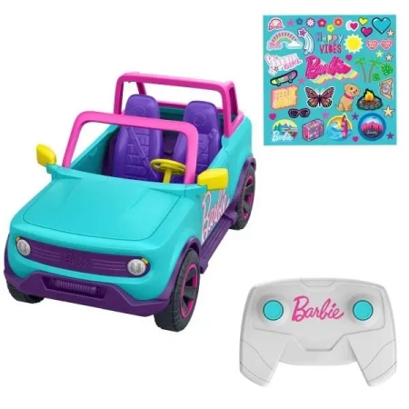Hot Wheels Pojazd R/C Barbie SUV 1:12 - Mattel
