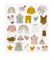 Naklejki papierowe - Baby Girl 25szt - Dalprint