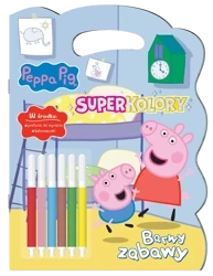 Barwy zabawy. Superkolory. Świnka Peppa - Opracowanie zbiorowe