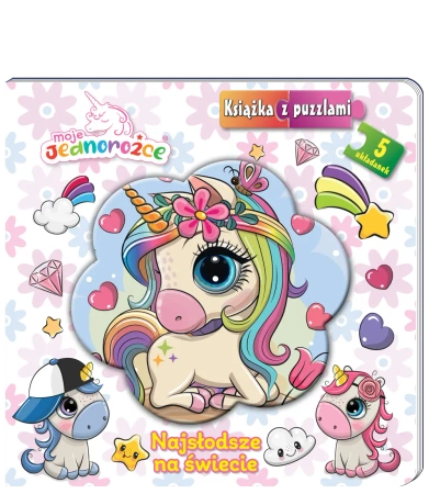 Moje Jednorożce. Książka z puzzlami - praca zbiorowa