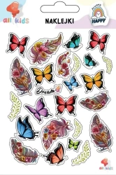 Naklejki dla dzieci Pióra motyle - All4Kids