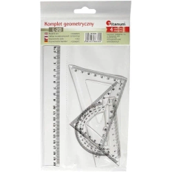 Komplet geometryczny 20cm 4 elementowy - Titanum