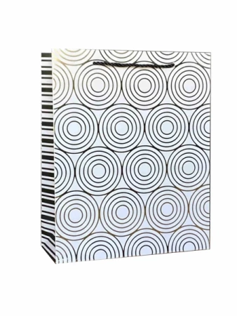 Torebki prezentowe geometryczne wzory JP958A 12 sztuk - JU-PITER