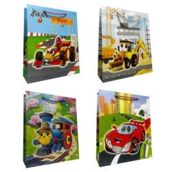 Torebka prezentowa dziecięca L chłopiec mix - Ju-Piter