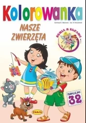 Kolorowanka Nasze zwierzęta - praca zbiorowa