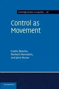 Control as Movement - Cedric Boeckx