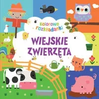 Wiejskie zwierzęta. Kolorowe rozkładanki - praca zbiorowa