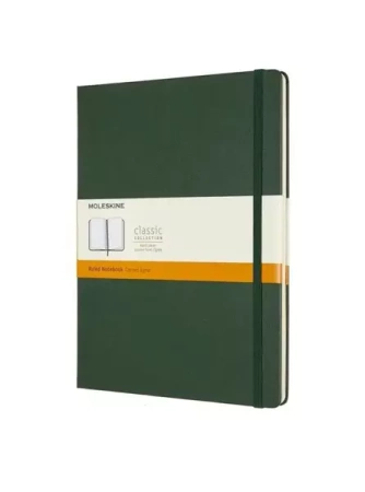 Notes Classic XL 19x25 tw. linie myrtle green - Moleskine