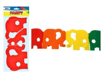 Girlanda papierowa słoń 4m - MFP