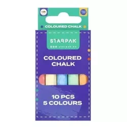 Kreda szkolna kolorowa 10 sztuk - STARPAK