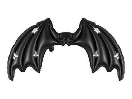 Balon foliowy Skrzydła Nietoperza 85x50cm czarne - PartyDeco