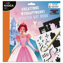 Kreatywne wydrapywanki z szablonami C KIDEA - DERFORM
