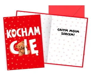 Karnet Walentynki - Kukartka